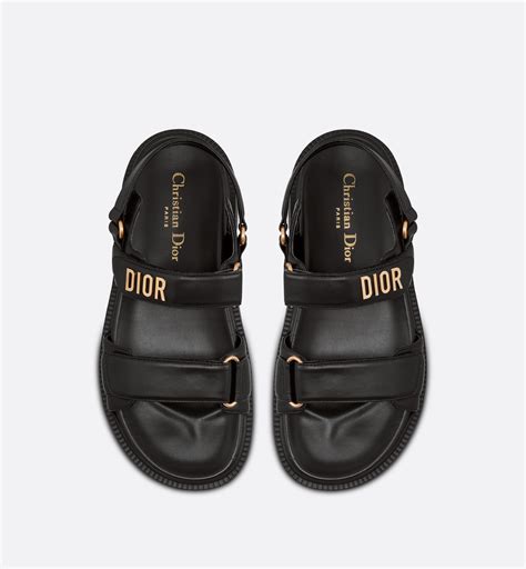 fake christian dior sandals|dior sandals women black.